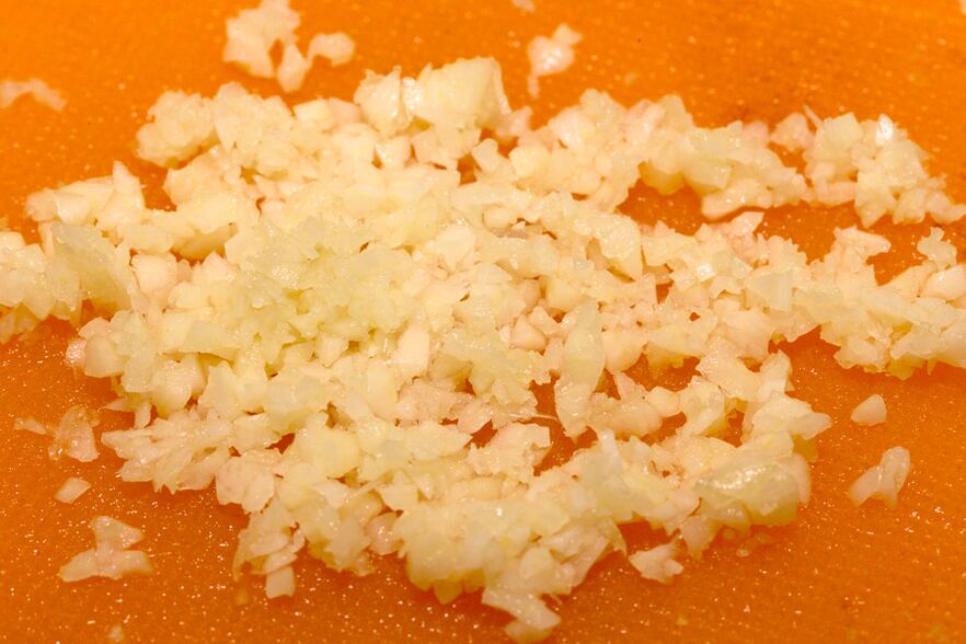 alho para remover parasitas
