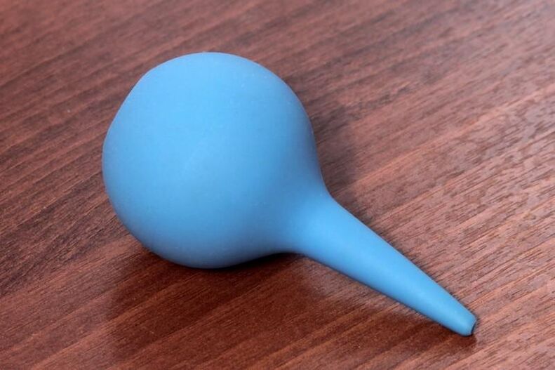 enema para limpar o corpo de parasitas