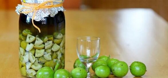 noz verde para parasitas